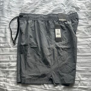 Layers L 7" inseam Men's gray Athletic polyester spandex quick dry Shorts